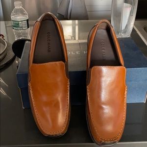Cole Haan tucker Venetian tan leather drivers